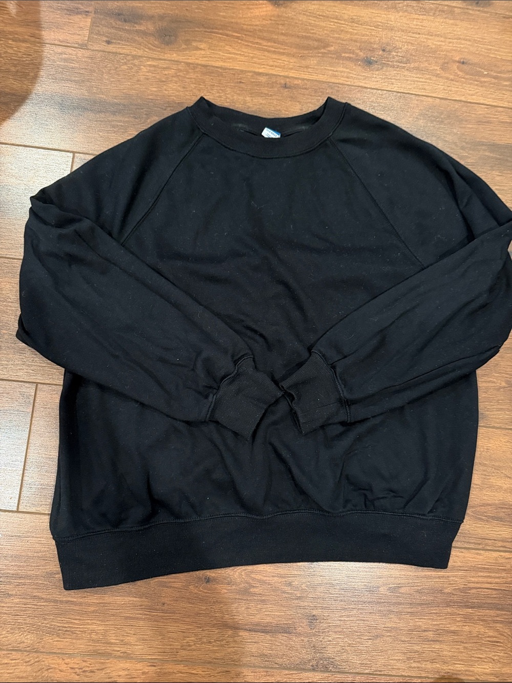 Old Navy Women’s Black Comfy Oversized Crewneck Sweatshirt Size XS